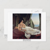 Herschikking van odalisque door Hayez Francesco Briefkaart (Voorkant / Achterkant)
