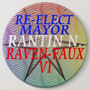 HERSELECTEERDE RANTIN RONDE BUTTON 6,0 CM