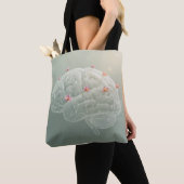 Hersen Botanische Creativiteit Tote Bag (Dichtbij)