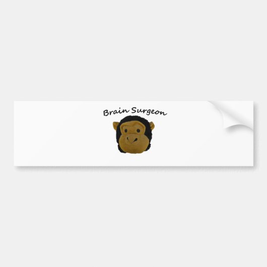 Hersen Chirurg Bumpersticker (Voorkant)