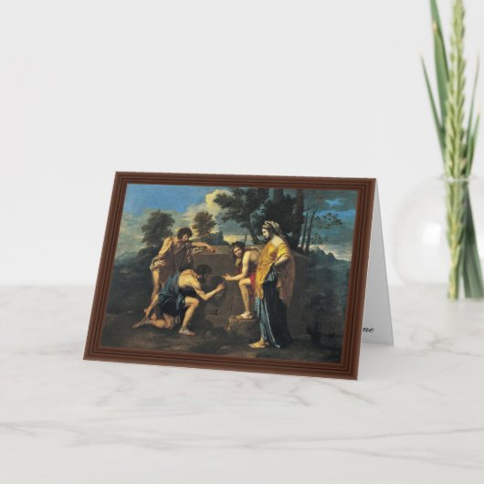 hersen in Arcadia (et in Arcadia Ego), Kaart (Voorkant)