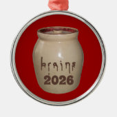 Hersen Koekpot Ornament (Voorkant)
