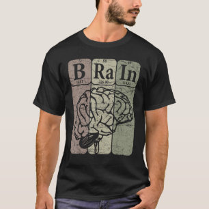 Hersen Periodiek Systeem Elementen Neuroloog Retro T-shirt