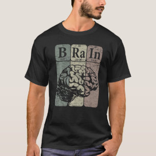 Hersen Periodiek Systeem Elementen Neuroloog Retro T-shirt