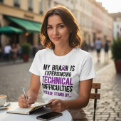 Hersen Technische Problemen Epilepsie Bewustzijn T-shirt