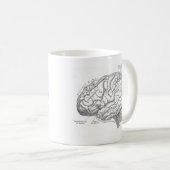  hersenanatomie koffiemok (Voorkant rechts)