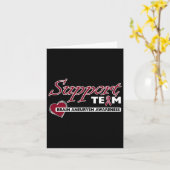 Hersenaneurysma Awareness Bourgondische steunlint Kaart (Gele Bloem)