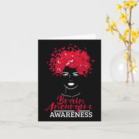 Hersenaneurysma Bewustzijn Hersenoperatie Supporte Kaart (Gele Bloem)