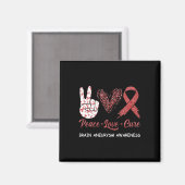 Hersenaneurysma Bewustzijn Vrede Liefde Kuur Luipa Magneet (Voorkant / Achterkant)