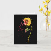 Hersenaneurysma Bewustzijn Zonnebloem 1 Kaart (Gele Bloem)