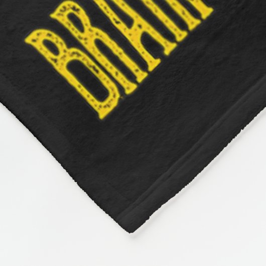 Hersenaneurysma bewustzijn zonnebloem fleece deken (Hoek)