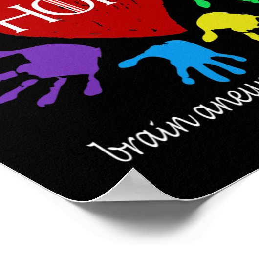 Hersenaneurysma krijger1 poster (Hoek)