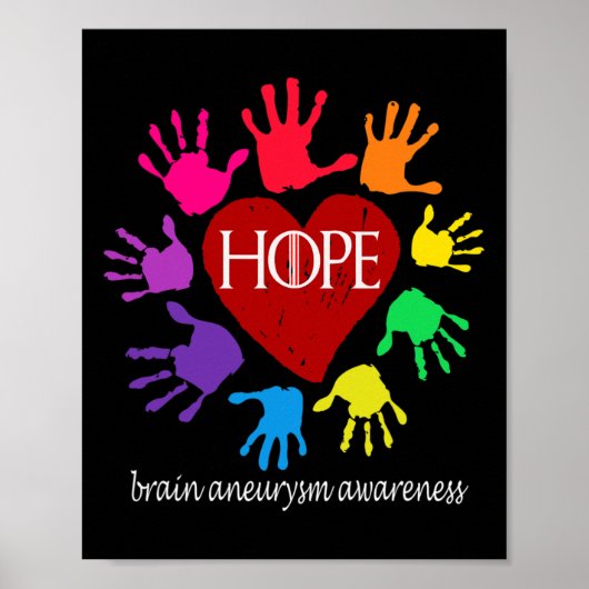 Hersenaneurysma krijger1 poster (Voorkant)