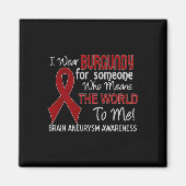 Hersenaneurysma voor iemand die de wereld wil magneet (Voorkant)