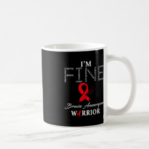 Hersenaneurysma Warrior Ik ben in orde Koffiemok