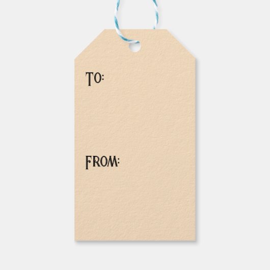 Hersenbasis en hersenvliezen lithografie cadeaulabel (Achterkant)