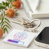 Hersenbelasting Sleutelhanger (Voorkant Rechts)