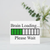 Hersenbelastingstang Briefkaart (Staand voorkant)