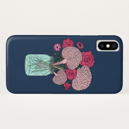 Hersenbloemboeket Case-Mate iPhone Case (Achterkant (horizontaal))