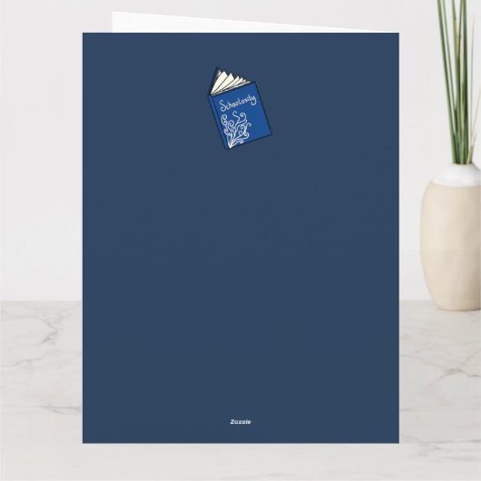 Hersenbloemboeket Kaart (Achterkant)