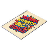 Hersenboeken en grote doelen - Leuke Back-to-Schoo Notitieboek (Linkerzijde)