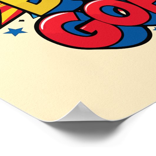 Hersenboeken en grote doelen - Leuke Back-to-Schoo Poster (Hoek)