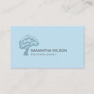 Hersenboom Psycholoog Therapeut Psychiater QR Visitekaartje