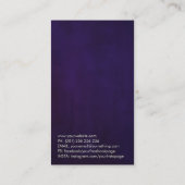 Hersenboom van het leven - Kleurrijk Bladerwerk Visitekaartje (Achterkant)