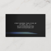 Hersenchirurg/psycholoog Hoofd Visitekaartje (Achterkant)