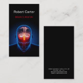 hersenchirurg/psycholoog Klinische arts Visitekaartje (Voorkant / Achterkant)