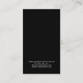 hersenchirurg/psycholoog Klinische arts Visitekaartje (Achterkant)