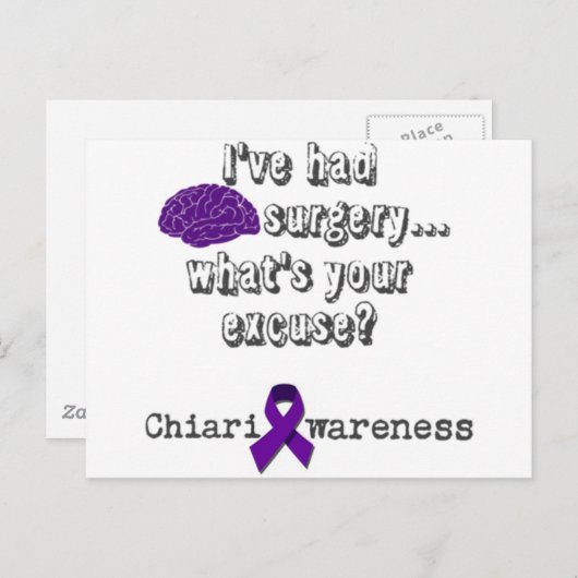 hersenchirurgie briefkaart (Voorkant / Achterkant)