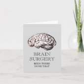 Hersenchirurgie deed dat grappig kaart (Voorkant)