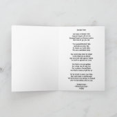 Hersenchirurgie Dented Halo Poem Kaart (Binnen)