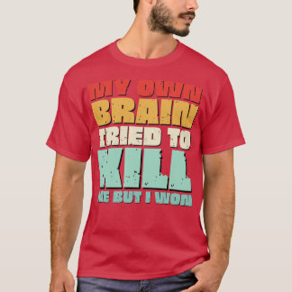 Hersenchirurgie Grappig Get Well Recovery Cadeau b T-shirt