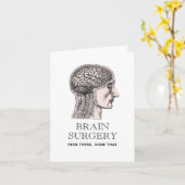 Hersenchirurgie Patiënt krijgen goed Kaart (Gele Bloem)