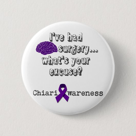 hersenchirurgie ronde button 5,7 cm (Voorkant)