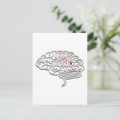 Hersendoolhof concept briefkaart (Staand voorkant)