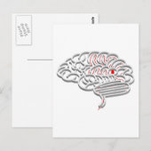 Hersendoolhof concept briefkaart (Voorkant / Achterkant)