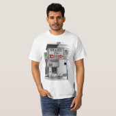 Hersenen 25 cent in kleur t-shirt (Voorkant volledig)