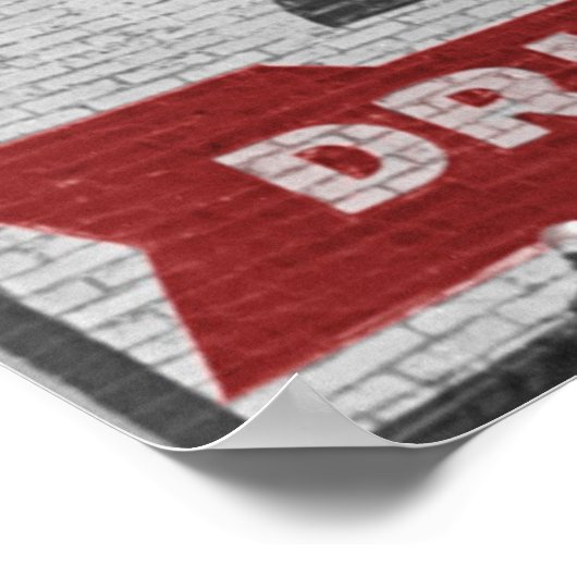 Hersenen 25 cent poster (Hoek)