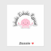 Hersenen Ademen Vinyl Sticker (Vel)