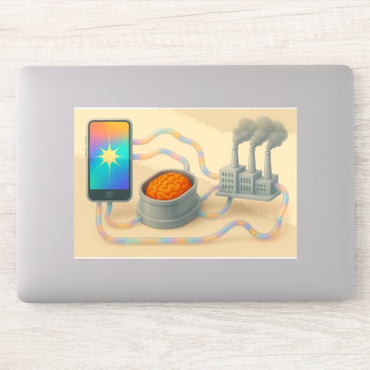 Hersenen - Apparaat - Fabriekscircuit Sticker (Computer)