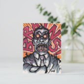 Hersenen! briefkaart - Goad (Staand voorkant)