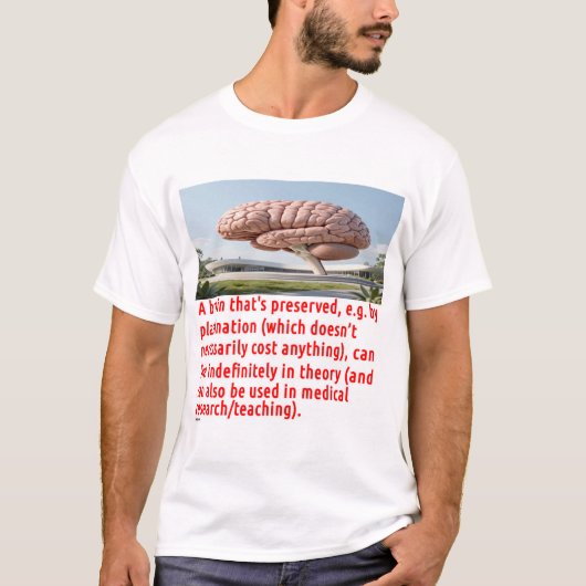 Hersenen Conserveringsbericht (gebouw) T-shirt (Voorkant)
