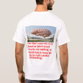 Hersenen Conserveringsbericht (gebouw) T-shirt (Achterkant)