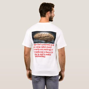 Hersenen Conserveringsbericht (sferoïde) T-shirt