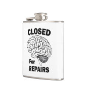 Hersenen gesloten voor reparaties heupfles (Links)