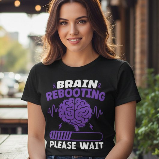 Hersenen Herstarten Grappig Epilepsie Bewustzijn Tri-Blend Shirt