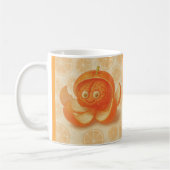 Hersenen in de Oranje Waterverf Art Mok (Links)